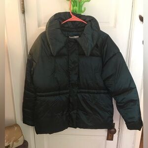 A New Day iridescent green puffer-NWOT